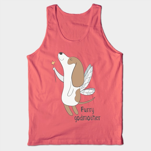 Furry Godmother- Dog Tank Top by Dreamy Panda Designs